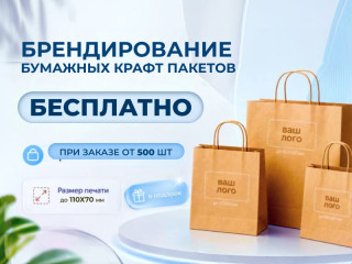 Бесплатное брендирование пакетов крафт для бизнеса в Миассе — выгодное предложение для компаний