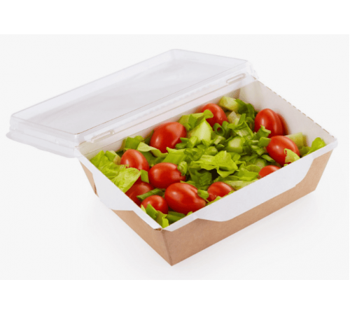 Салатник ECO OpSalad 800мл Белый 207x127x55мм (уп50/кор200)