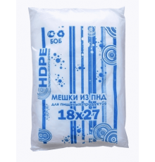 Мешок ПНД 18*27 10мкм 0,34кг БОБ синие