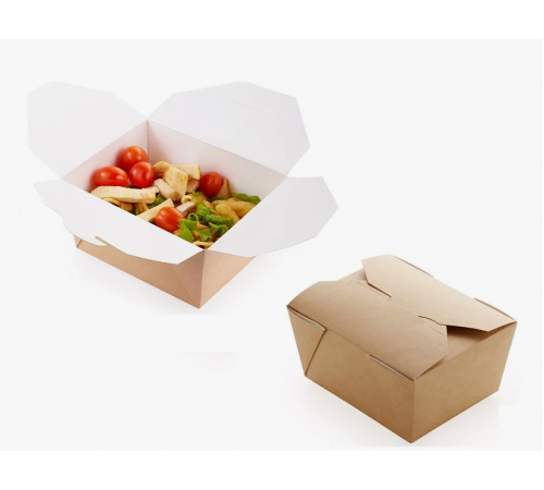 Упаковка для лапши ECO FOLD BOX 600 (130x105x64) (уп50/кор450)