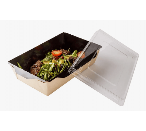 Салатник ECO OpSalad 800мл Черный 207x127x55мм (уп50/кор200)