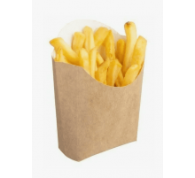 Упаковка для картофеля ФРИ Eco Fry M 50*105*110 (уп50/1200кор) крафт