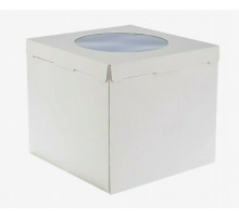 Коробка для торта 300*300*300мм с окном
