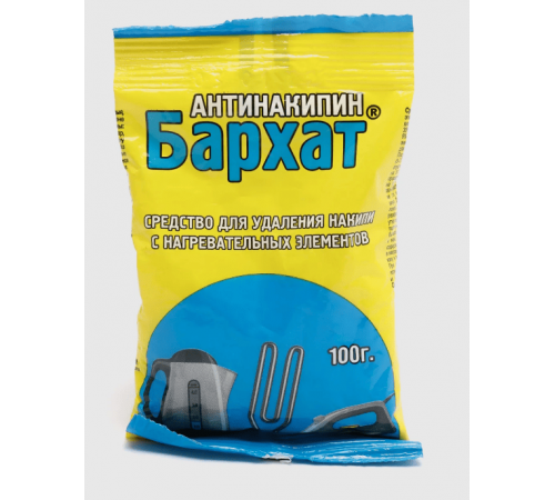Средство для удаления накипи АНТИНАКИПИН БАРХАТ 100г