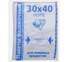 Мешок ПНД 30*40 12мкм ЛЮКС БОБ синий