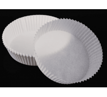 Форма бумажная Маффин 70*2,25мм БЕЛЫЙ (упак 100шт)