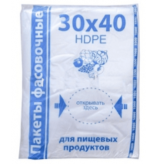 Мешок ПНД 30*40 10мкм 1,2кг БОБ синий