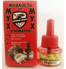 Жидкость от комаров и мух для фумигатора ДВОЙНОЙ ЭФФЕКТ 30мл
