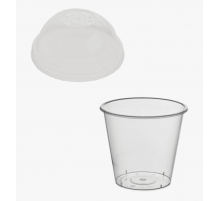 Стакан 255/300мл BUBBLE CUP D-90мм прозрачный глянцевый (50шт/500уп)