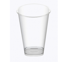 Стакан 375/410мл BUBBLE CUP D-90мм прозрачный с квадр дном глянцевый (25шт/500уп)
