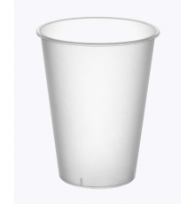 Стакан 375/410мл BUBBLE CUP D-90мм прозрачный матовый (25шт/500уп)
